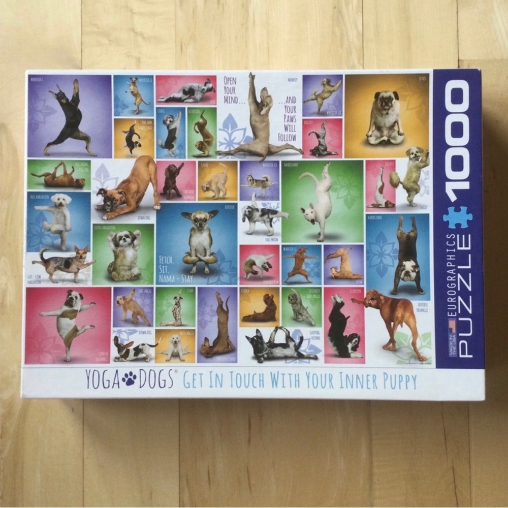 Eurographics “Dog Yoga” 1000 piece puzzle